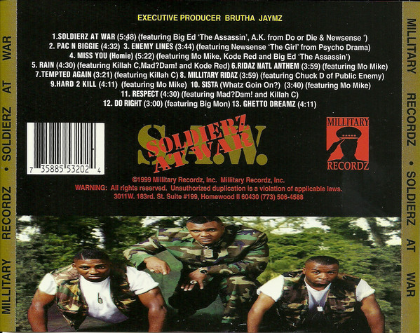 Soldierz At War (S.A.W.) (Military Recordz, Inc.) in Chicago | Rap 